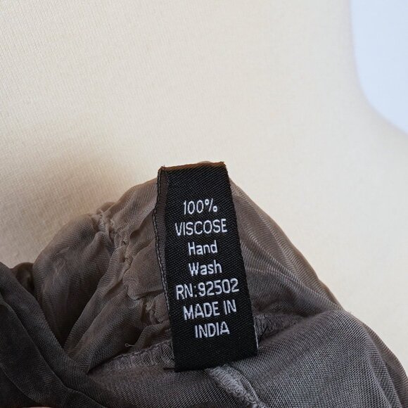 Sacred Threads Tunic Cowl Neck Long Sleeve Blouse Gray - Size Small - Picture 5 of 5